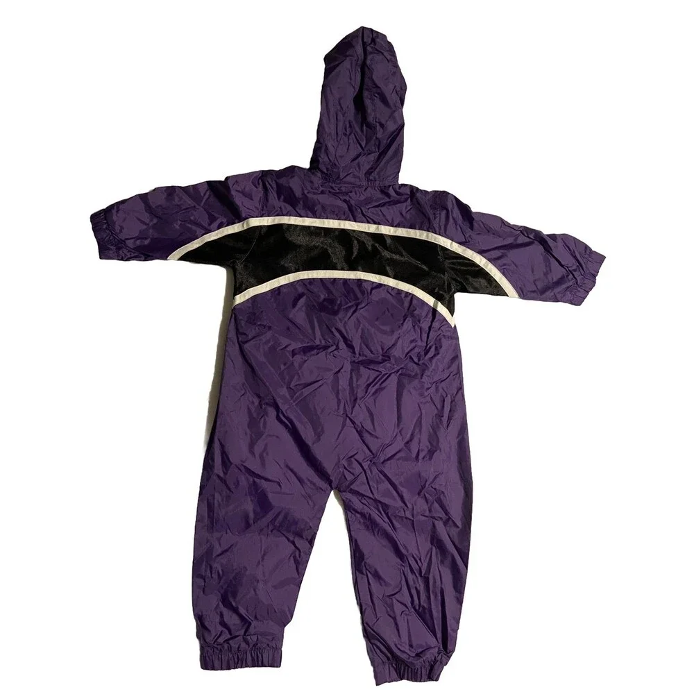 Los Angeles Lakers NBA Purple and Black Zip-Up Windbreaker For Baby/24M - Picture 2 of 5